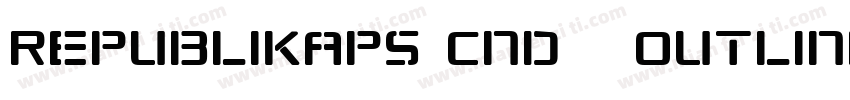 Republikaps Cnd   Outline字体转换